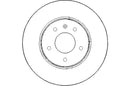 Disctech Brake Disc (Single) - Fits Chevrolet - ABD2196 - Front Axle