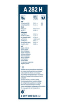 Bosch Rear Wiper Blade - 280mm - A282H