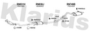 Klarius RN931H - Centre Pipe  - Fits Renault Kangoo 1.5DCi