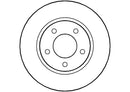 Disctech Brake Disc (Single) - Fits Chrysler - ABD2780 - Front Axle