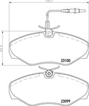 Mintex Brake Pad Set fits -Renault MDB2675 (also fits other vehicles)