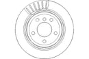 Disctech Brake Disc (Single) - Fits Bmw - ABD3203 - Rear Axle