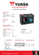 Yuasa M31-EFB Active Marine Start Batteries - M31-EFB