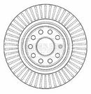 Borg & Beck Brake Disc Pair  - BBD4551 fits Audi A3 Sportback 3.2i 05-07