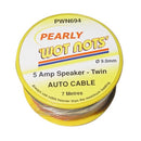 Wot-nots Twin Speaker Cable - Red/Black - 7m - 5A - PWN694