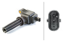 HELLA 5DA 230 036-621 Ignition Coil - 3-pin connector - Bolted
