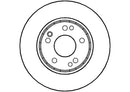 Disctech Brake Disc (Single) - Fits Mercedes-benz - ABD3529 - Front Axle
