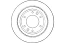 Disctech Brake Disc (Single) - Fits Hyundai, Jeep - ABD3067 - Rear Axle