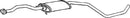 Klarius FE562H - Box With Centre Pipe  - Fits Ford Escort 1.6i