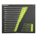 Carlyle Hand Tools 19 PC Metric 12 PT Combination Wrench Set - CCW1219M