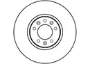 Disctech Brake Disc (Single) - Fits Citroën - ABD2097 - Front Axle