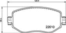 Mintex Brake Pad Set fits -Renault MDB3986 (also fits other vehicles)