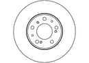 Disctech Brake Disc (Single) - Fits Citroën, Ford - ABD3150 - Front Axle
