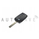 Autowave Peugeot/Citroen 3 Button Flip Remote VA2 Blade - AUTKC060