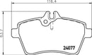 Mintex Brake Pad Set fits -MercedesBenz MDB2685 (also fits other vehicles)