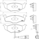 Mintex Brake Pad Set fits -Skoda VW MDB2278 (also fits other vehicles)