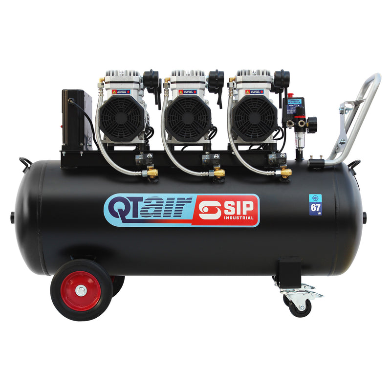 SIP QT AIR DD 4.5hp 150ltr Ultra Low Noise Oil-Free Direct Drive Compressor