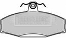 Borg & Beck Brake Pad Set -  BBP1604 fits Skoda Felicia 95-