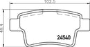 Mintex Brake Pad Set fits -Citroën MDB2892 (also fits other vehicles)