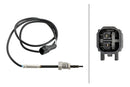 HELLA 6PT 358 181-781 Sensor, exhaust gas temperature - 2-pin connector