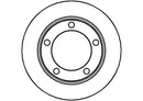 Disctech Brake Disc (Single) - Fits Chevrolet, Lada - ABD3457 - Front Axle