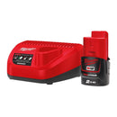 Milwaukee M12 NRG Pack 1 x Charger 1x Battery 2.0Ah - 4933451901