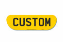 Standard Rear Aluminium Number Plate|Jaguar S-Type