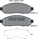 Textar Brake Pad Set - 2422701