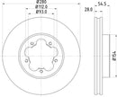 Mintex Brake Discs fits -Ford S240:4 MDC1759C (also fits other vehicles)