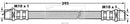 Borg & Beck Brake Hose  - BBH7906 fits VAG LT28-46 II