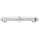 Borg & Beck Brake Hose  - BBH6229 fits Renault 19,21,Espace III
