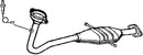 Klarius 380002 - Catalyst Incl Frnt Pipe Non Ta