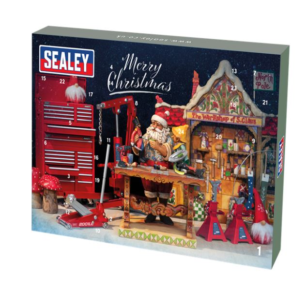 Sealey 35 Piece Ratchet, Socket & Bit Set Advent Calendar