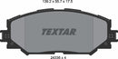 Subaru Toyota, Brake Pad Set - Textar 2433601