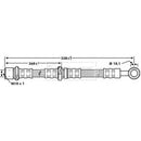 Borg & Beck Brake Hose  - BBH7191 fits Subaru Forester(SF),Legacy II