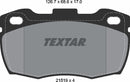 Textar Brake Pad Set - 2151902