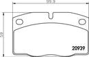 Mintex Brake Pad Set fits -Bedford Lotus Opel Vauxhall MDB1141 (also fits other vehicles)