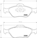 Mintex Brake Pad Set fits -Ford Mazda MDB2314 (also fits other vehicles)