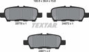 Textar Brake Pad Set - 2577801