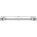 Borg & Beck Brake Hose  - BBH7888 fits Toyota Hi-Lux VI Pick-up (N1)