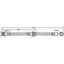 Borg & Beck Brake Hose  - BBH7863 fits Suzuki Alto(FF) 01/03-12/08