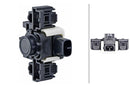 HELLA 6PX 358 270-121 Sensor, parking distance control - round - 3-pin connector - Plugged