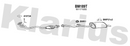 Klarius BM189T - Box With Tail Pipe  - Fits BMW 318 1.8i