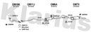 Klarius GM10K - Twin Front Pipe  - Fits Opel Nova 1.3