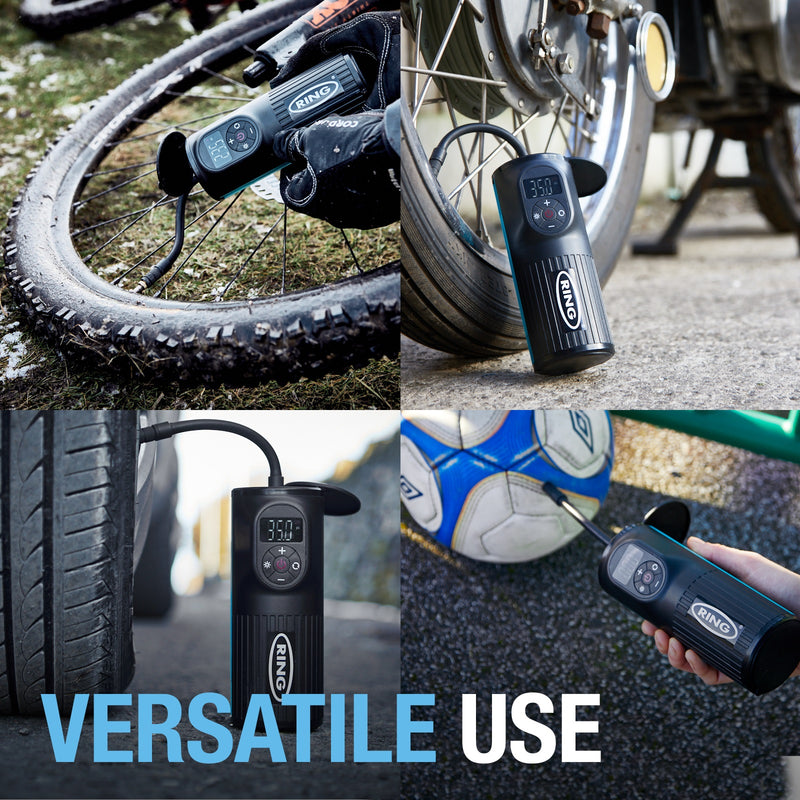 Ring Handheld Rechargeable Tyre Inflator - RTC2000
