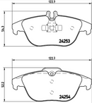 Brembo Brake Pad Set - P50068