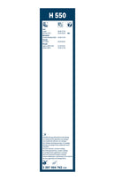 Bosch Rear Wiper Blade - 550mm - H550