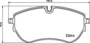 Mintex Brake Pad Set fits -Volkswagen MDB4019 (also fits other vehicles)