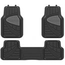 Streetwize Universal Rubber Mat Set - Luxury (With Full Cross Rear) - 4 Piece - SWCM101