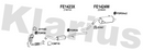 Klarius FE1423X - Box With Centre Pipe  - Fits Ford Fiesta 1.1